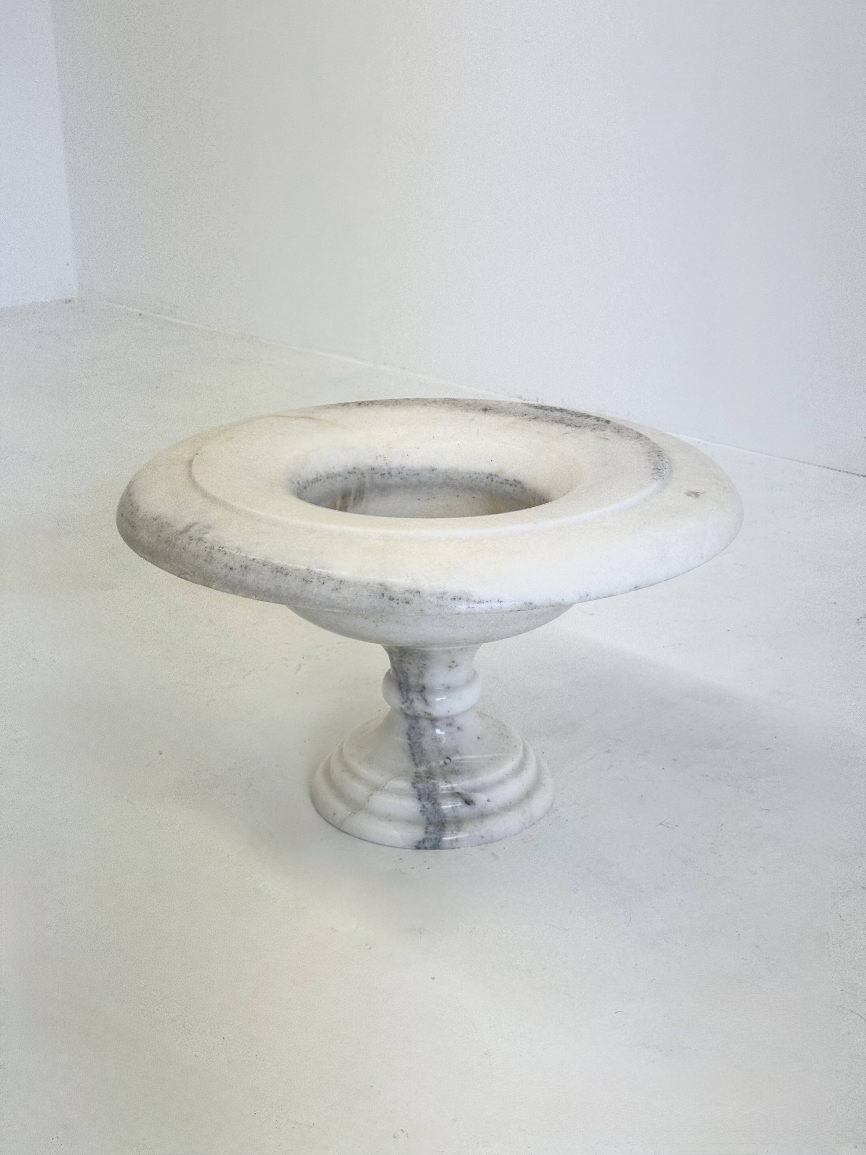 Grand bol vintage en marbre massif