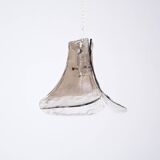 3 leafed murano glass pendant lamp by Carlo Nason for Mazzega