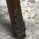 Louis XVI style side table in rosewood veneer decorated bronze