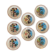 Set of plates Le Fouquet's Italy San Marciano Graffin