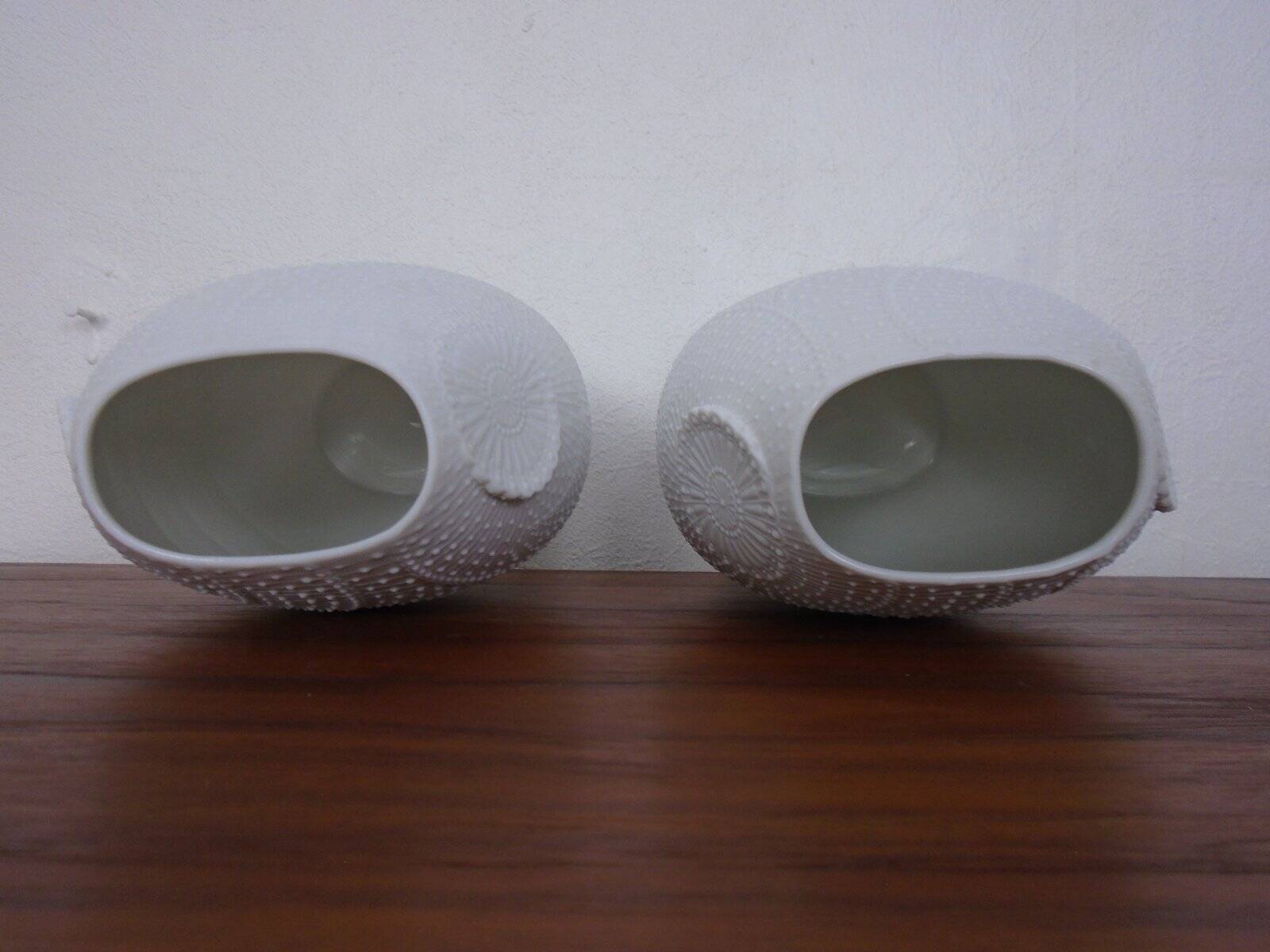 Mid-Century Op Art Vases by M. Frey for Kaiser, Germany, 1960s, Set of 2