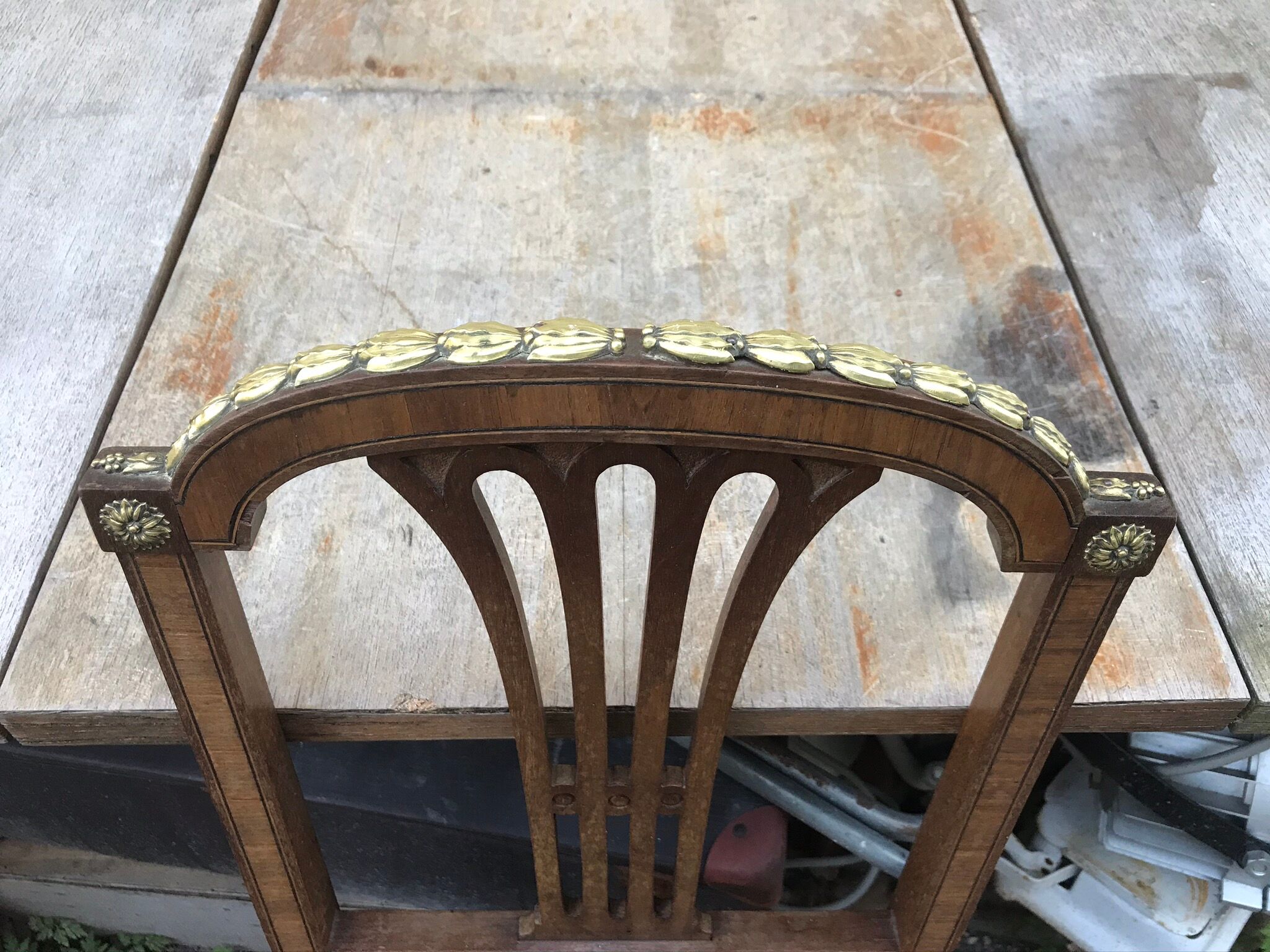 Former wood chair