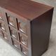 Vintage Brutalist Sideboard in Mahogany 1970s
