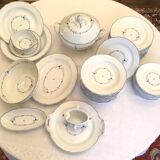 Bernardaud Limoges Hortense porcelain dinner service