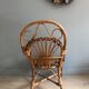 Chaise enfant vintage en rotin