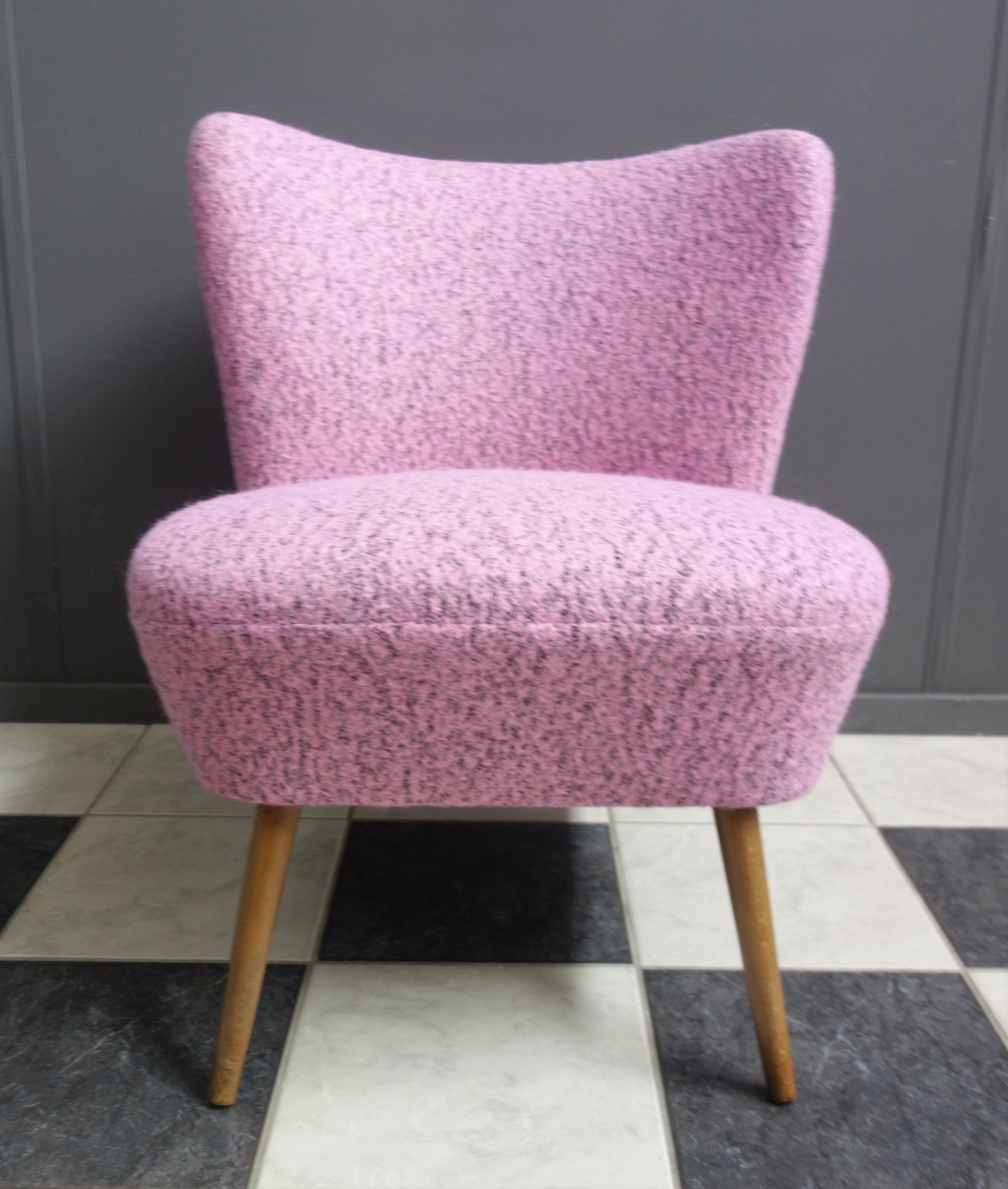 Pink cocktail chair 1960s