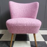 Pink cocktail chair 1960s