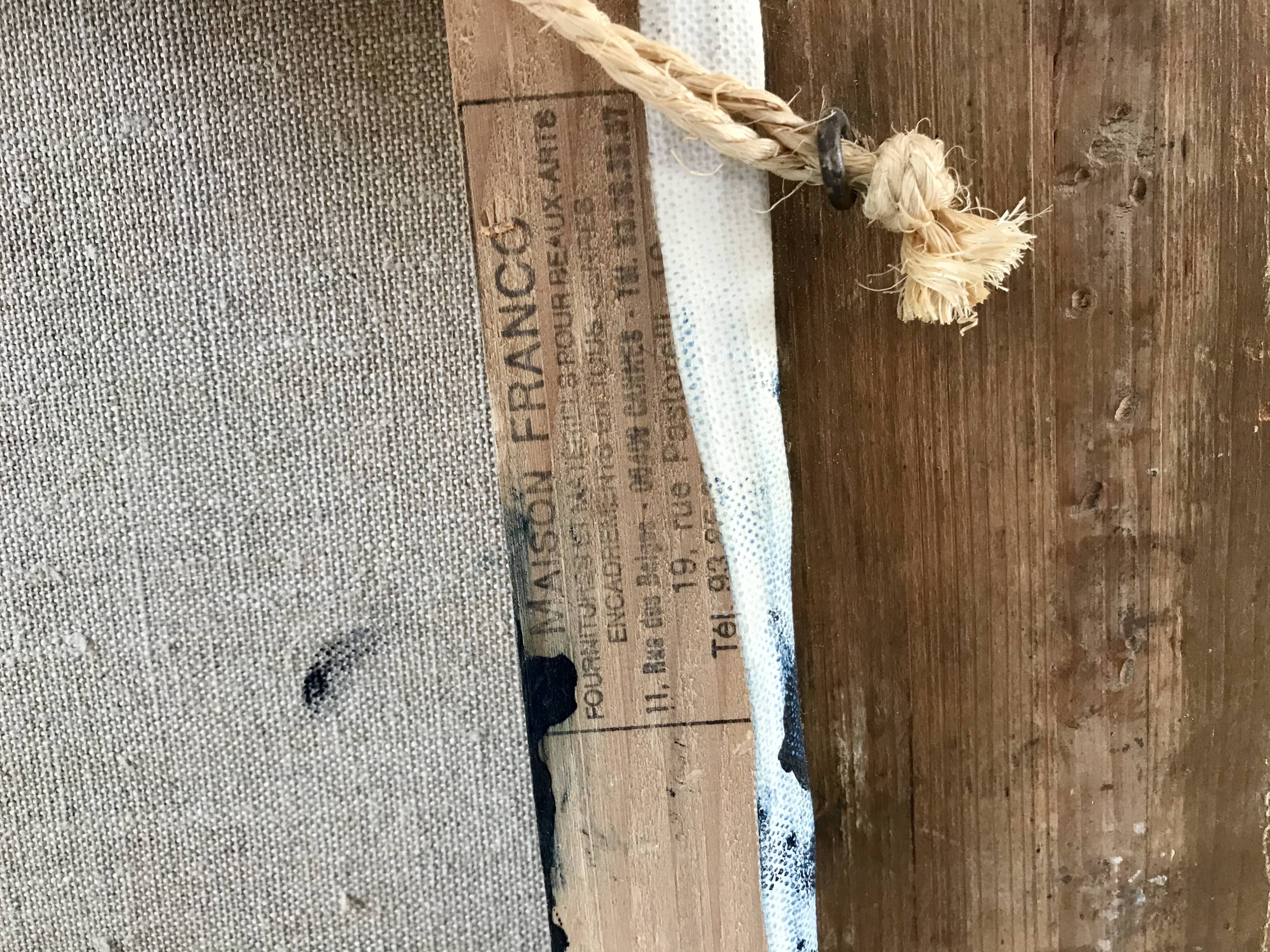 Table / vintage canvas country