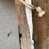 Table / vintage canvas country