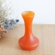 Art Nouveau vase in orange glass paste
