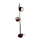 Lampadaire 1950 bordeaux et chrome