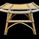 Rattan stool from the 70s France