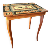Music table in Italian marquetry (Sorrento) - Melody "Torna"
