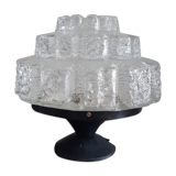 Moulded glass lamp