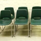 Set of 6 vintage chairs by Marko Netherlands 1970