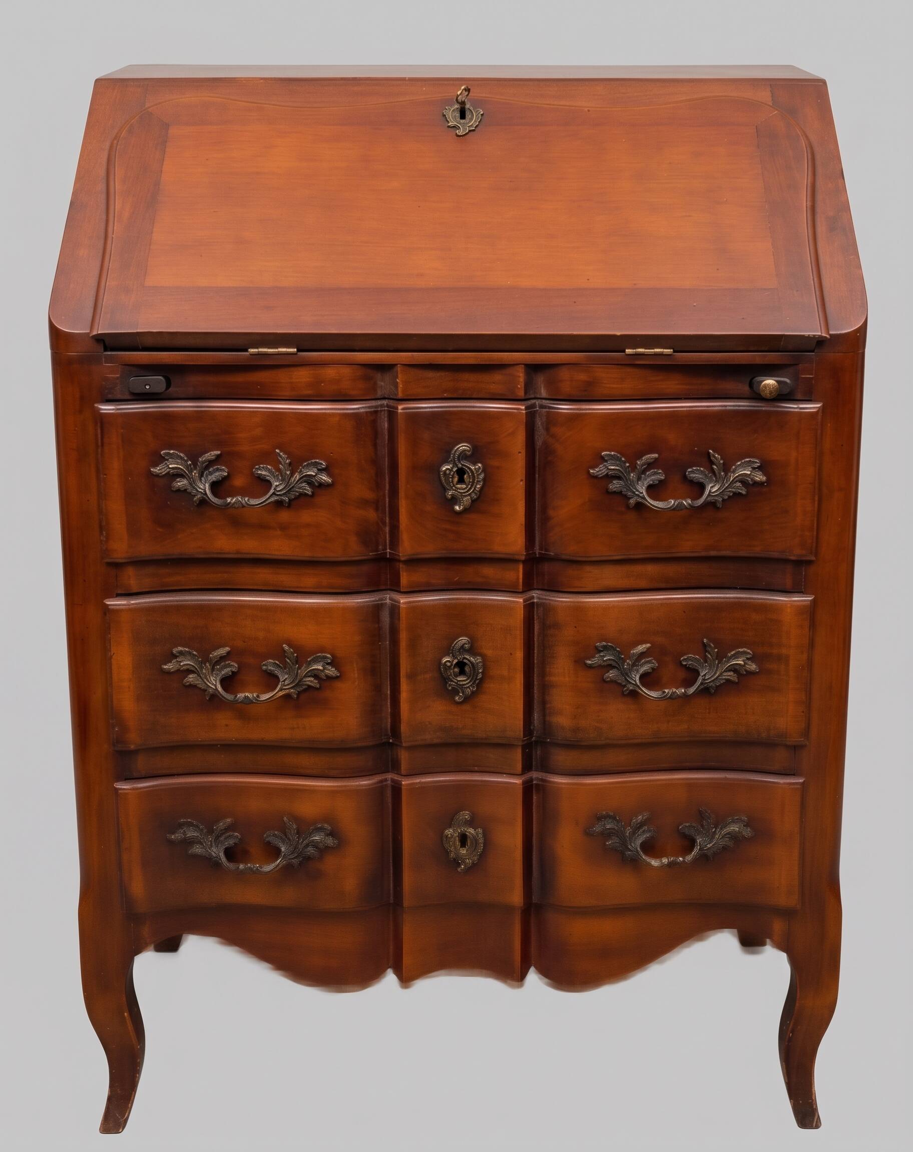 Bureau secrétaire style Louis xv