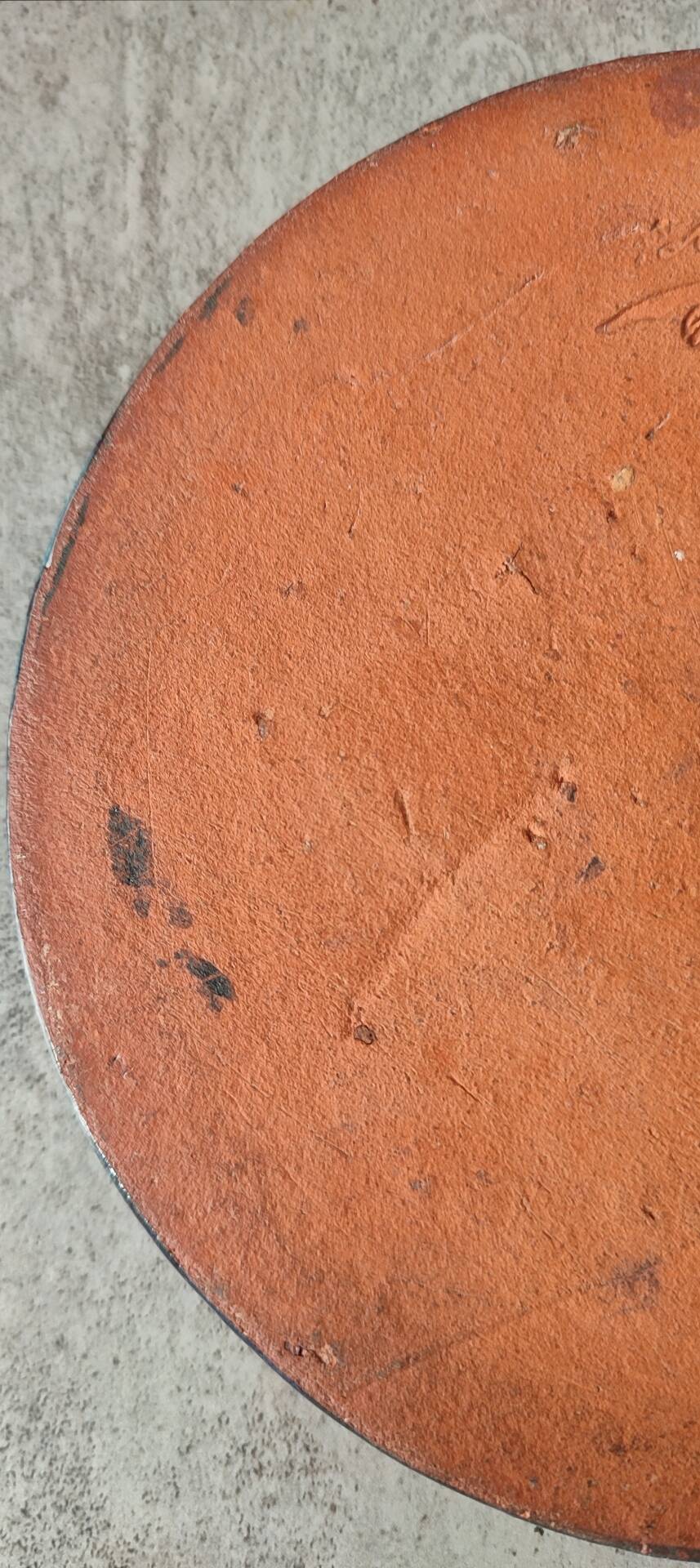 Vintage glazed terracotta ashtray by Eugène Alaphilippe (Verneuil-