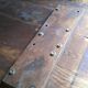 Old table in solid chene