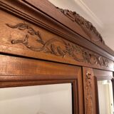 Raw wood wardrobe woodwork