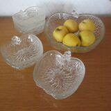 Vintage fruit salad serving in the shape of apples 1 salad bowl 8 cups