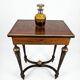 Napoleon III hairdresser in walnut and brass marquetry from the 19th century.