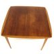 Scandinavian teak and oak dining table, Sweden, 1960s