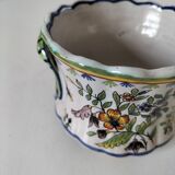 Small polychrome earthenware pot – Fourmaintraux-Courquin Desvres