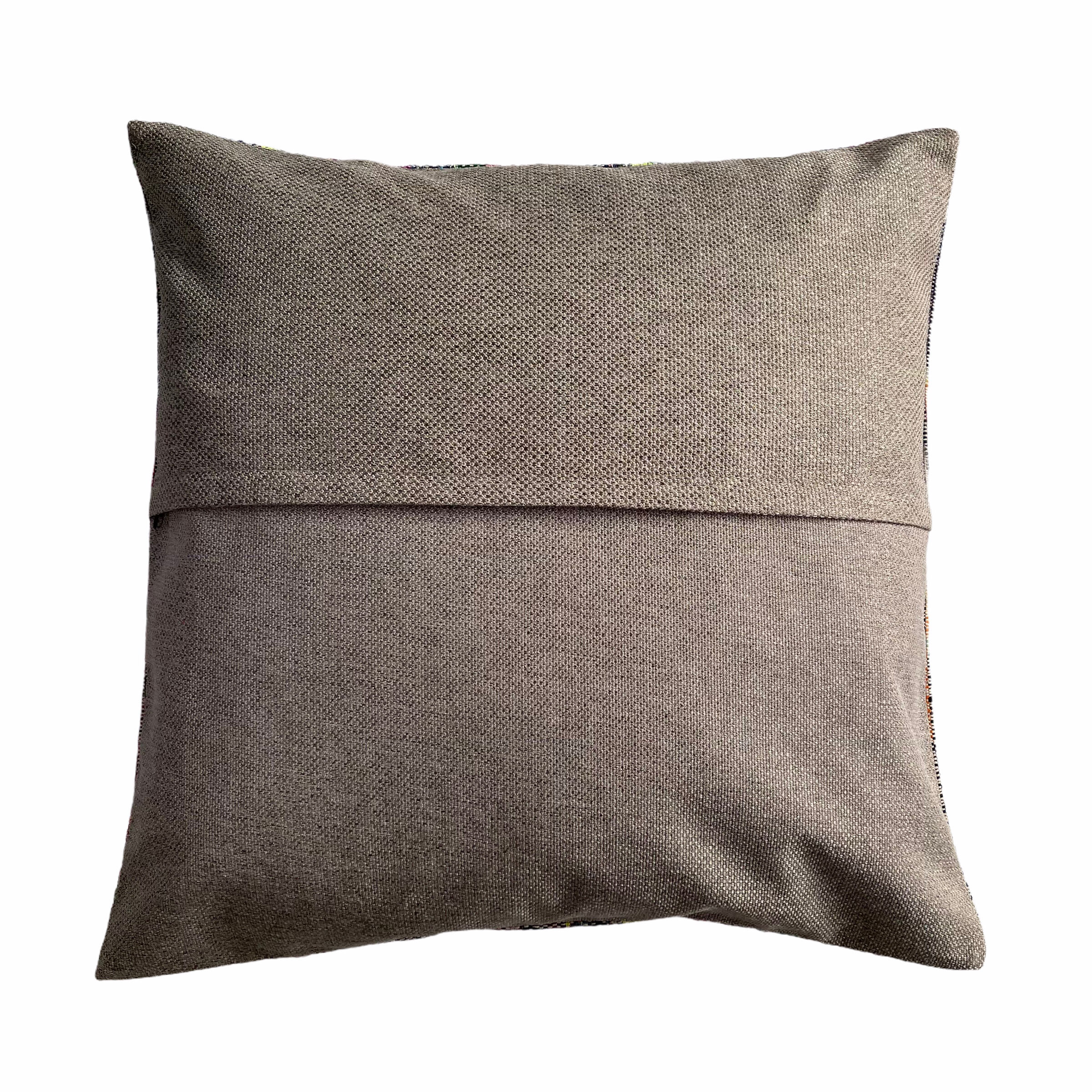 Vintage turkish kilim cushion cover 60 x 60 cm