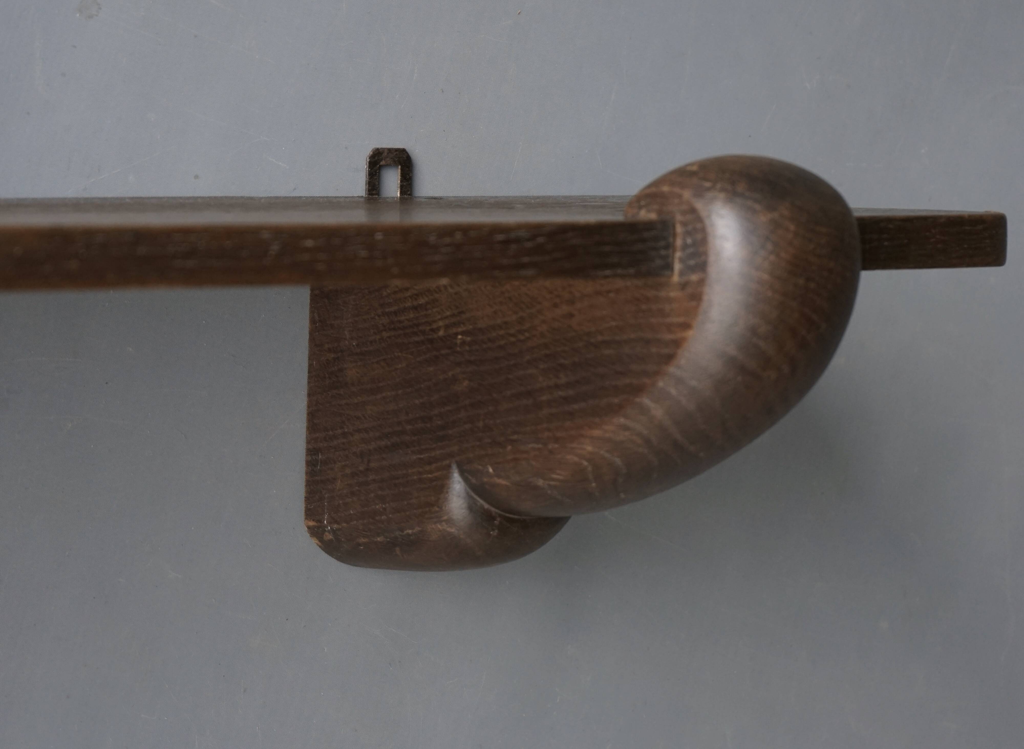 Amsterdam School, Art Deco Wall Shelf, 1920s