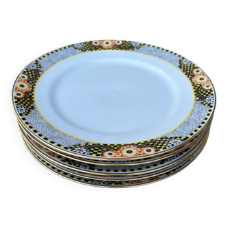 Set of 4 Limoges JB dessert plates