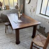 Dudouyt oak dining table 1940