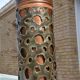 Vintage umbrella stand Sara Italy "copper blade"