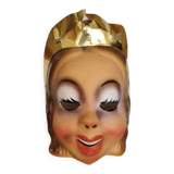 Masque de carnaval Reine-Sorcière en carton bouilli breveté SGDG