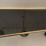 Vintage coat rack, 50s, 60's, perforated tole