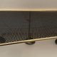 Vintage coat rack, 50s, 60's, perforated tole