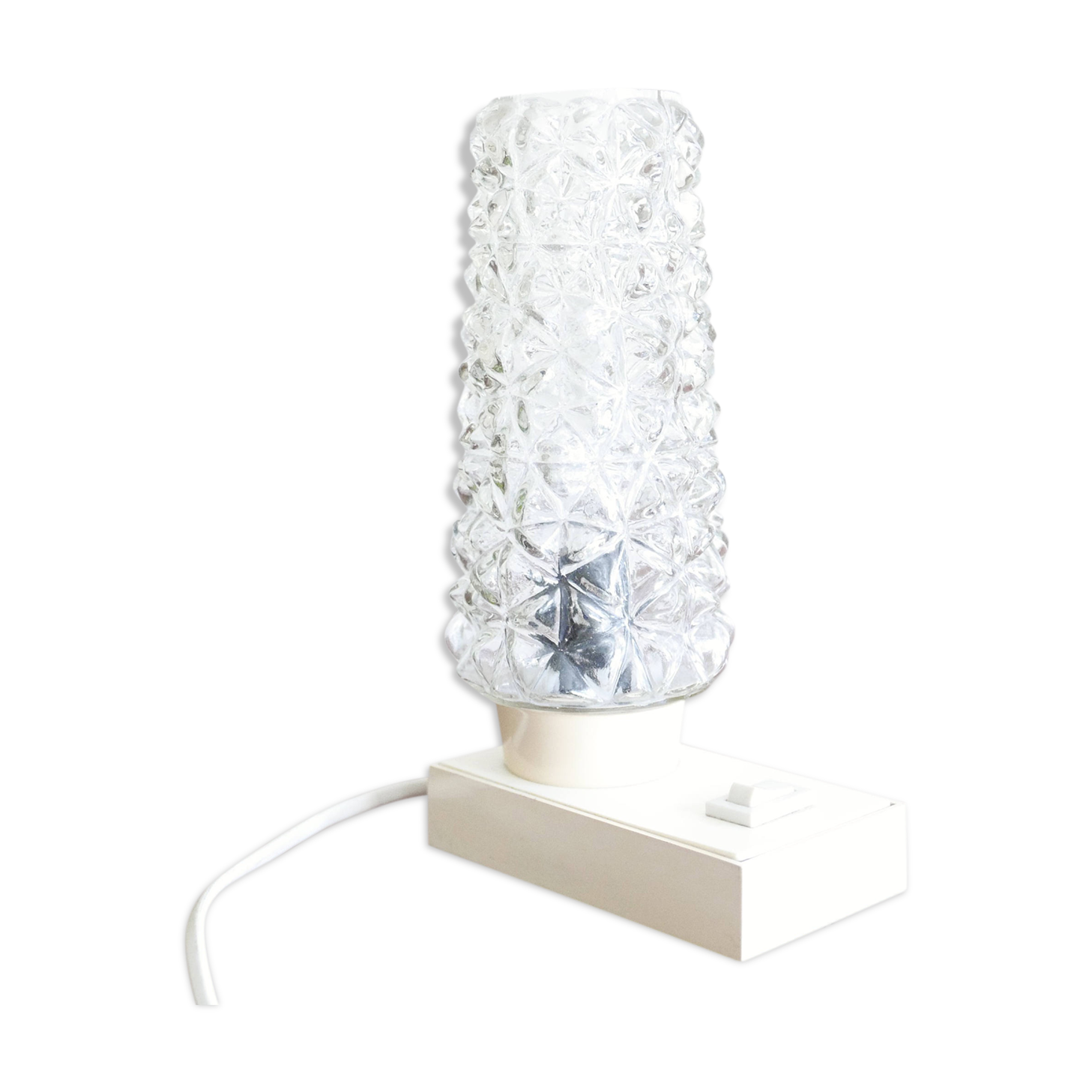 Bedside light, white base hawill, 60 years