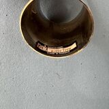 Vintage small Raak seeded glass hanging lamp