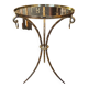 Maison Jansen style bronze bamboo pedestal table