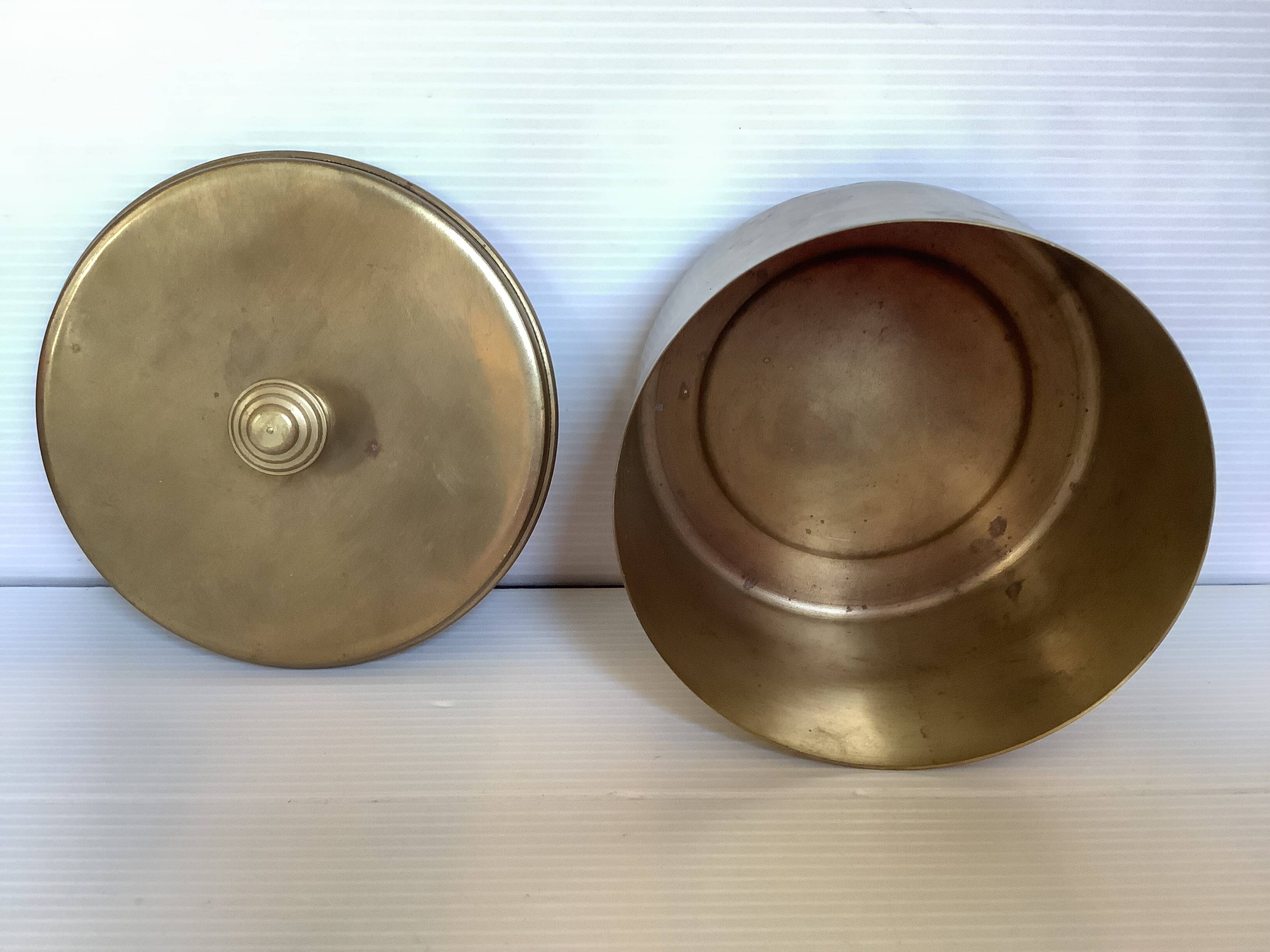 Brass catchall box