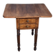 Table d'appoint travailleuse en noyer XIXe – Style Louis XVI