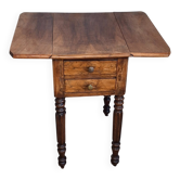 Side table worker in walnut 19th century – Louis XVI style