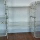 Plexiglas bookcase / storage 1970