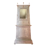 Entrance cloakroom with mirror. old house