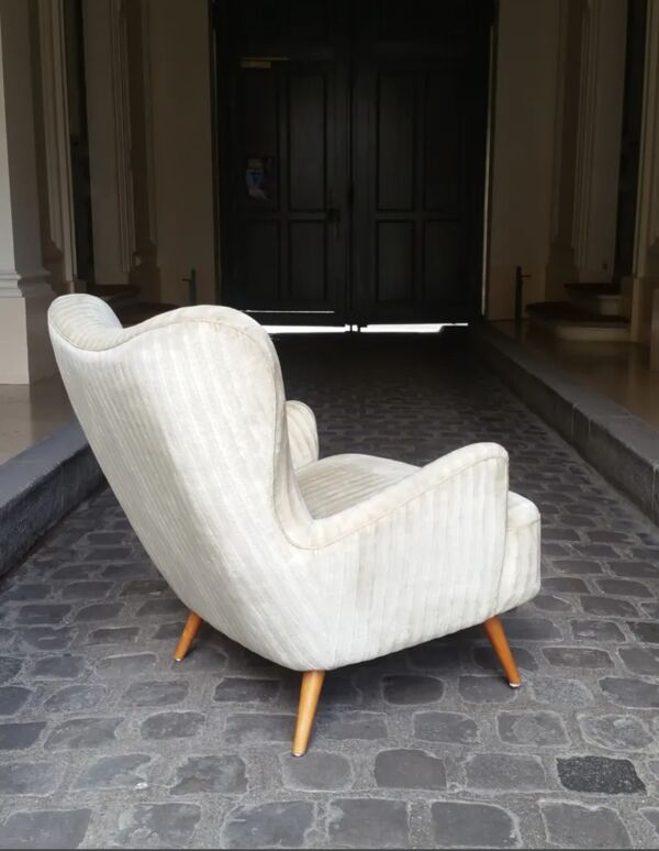 Fauteuil organic egg wing chair années 50-60