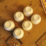 6 Vintage 1960s Prisunic Egg Cups