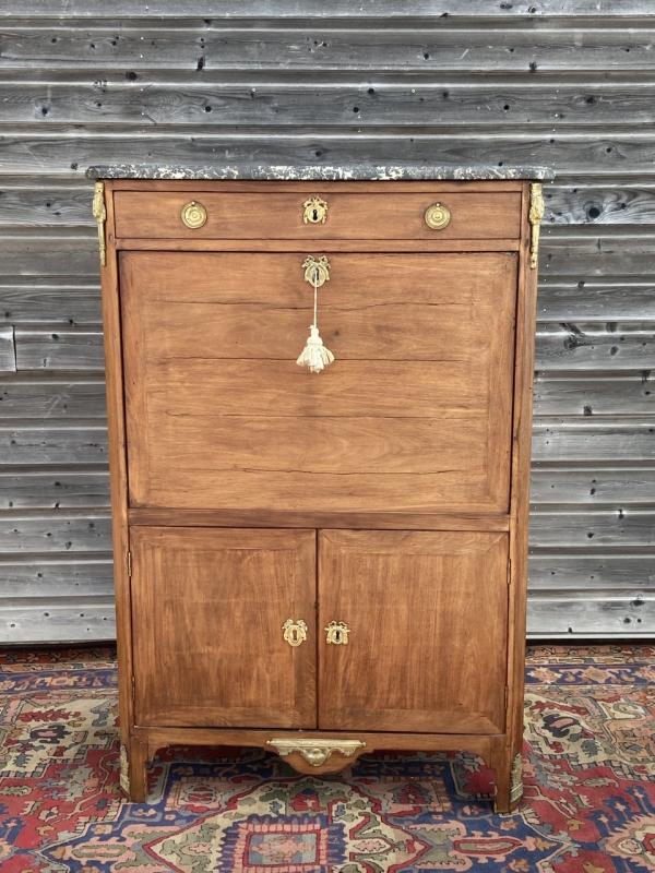 Transition period secretary in 18th century mahogany