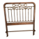 Oak and brass headboard from the 20s-30s