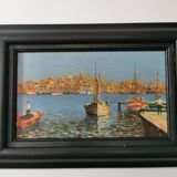 Pair of oil paintings on canvas 1930s