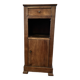 Old wooden bedside table
