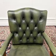 Green English Chesterfield Desk Chair